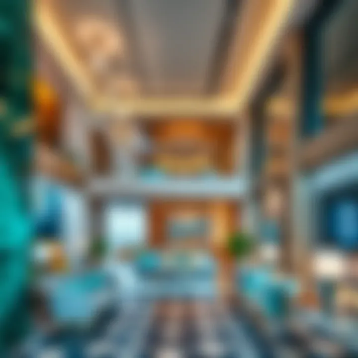 Interior view highlighting modern amenities and luxurious finishes