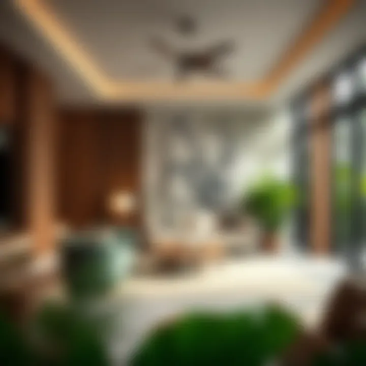 Interior design highlighting eco-friendly materials used in Banyan Tree Residence