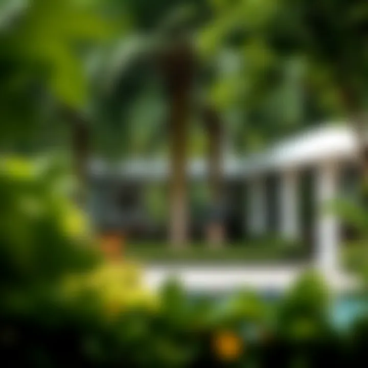 Lush greenery surrounding the Banyan Tree Residence promoting a serene lifestyle