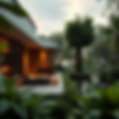 Sustainable features of the Banyan Tree Residence integrating technology and nature