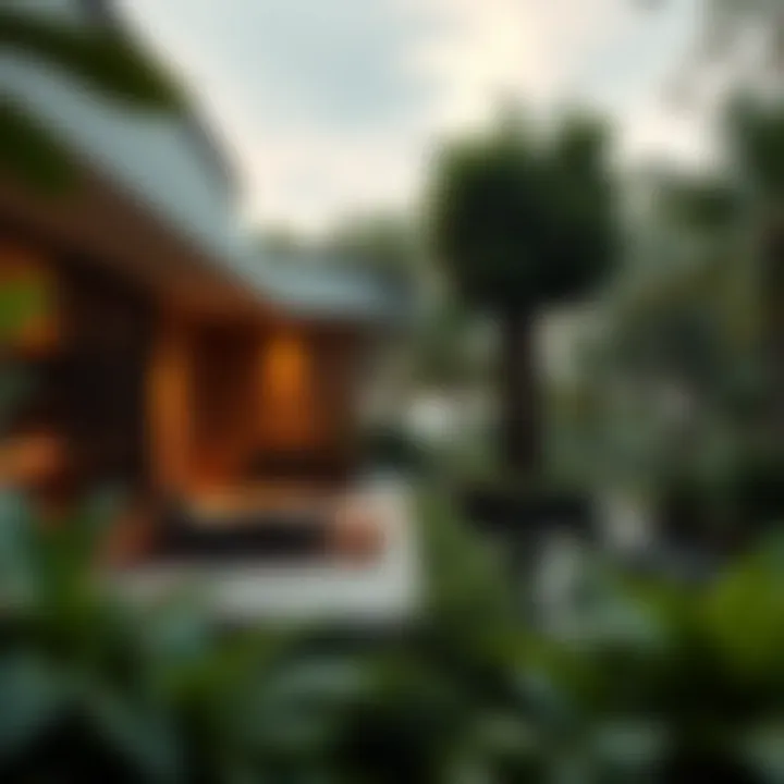 Sustainable features of the Banyan Tree Residence integrating technology and nature