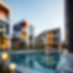 Architectural design of Cantara Residence showcasing modern aesthetics