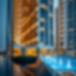 Stunning architectural design of Damac Heights