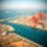 Panoramic view of Jebel Ali Port showcasing its vastness and strategic location