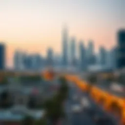 Modern skyline of Dubai showcasing off-plan developments