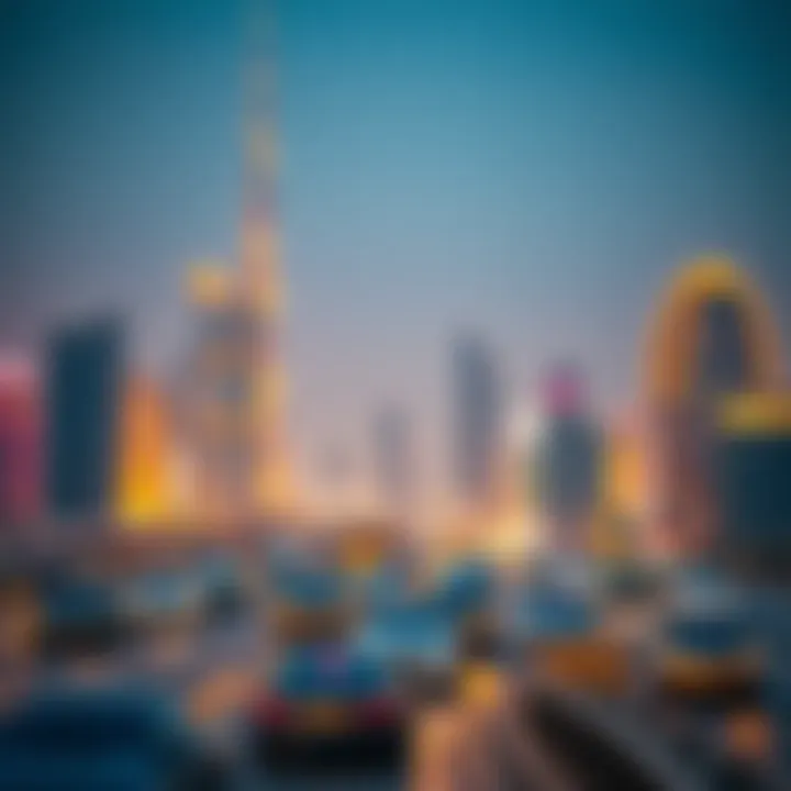 A vibrant Dubai skyline highlighting the real estate landscape