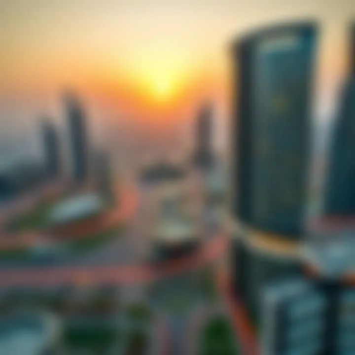 Panoramic view showcasing the investment potential of Zumurud Tower