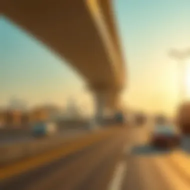 Infrastructure development in Jebel Ali highlighting roads and logistics