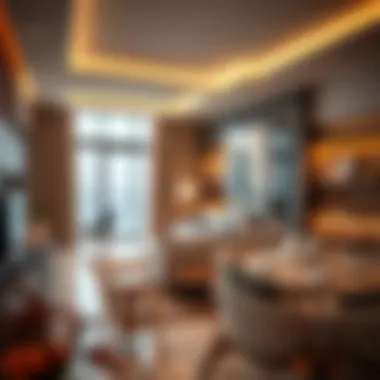Luxury Apartment Design in Dubai Modern architectural design of a luxury apartment in Dubai