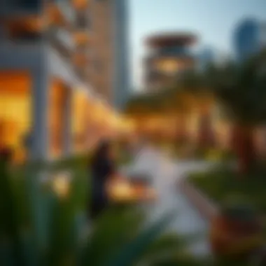 Vibrant lifestyle in the vicinity of Park Towers Dubai