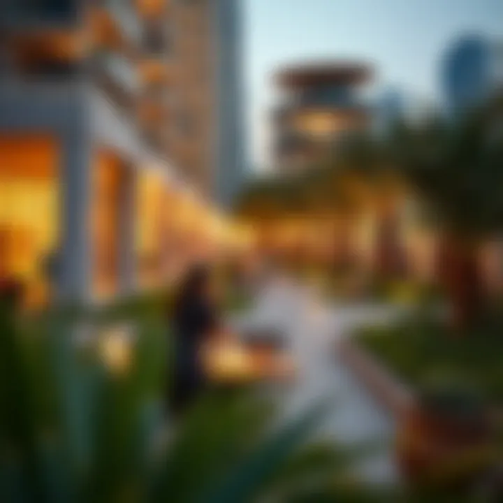 Vibrant lifestyle in the vicinity of Park Towers Dubai