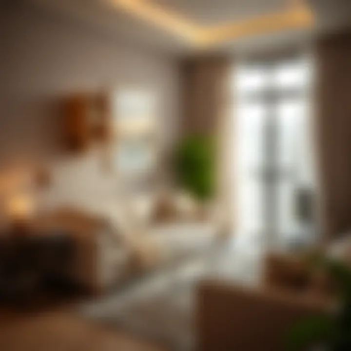 A cozy apartment interior representing affordable housing