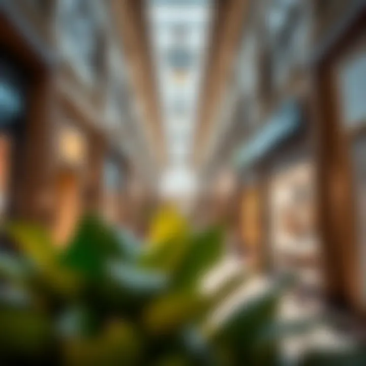 Diverse retail offerings inside شامخة مول