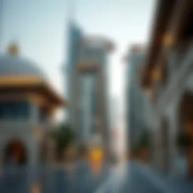 Artistic Ziene: Architectural Highlights of Dubai Artistic architectural elements highlighting ziene in Dubai's skyline