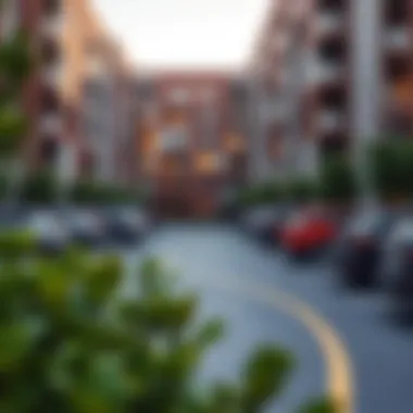 Residential Complex with Integrated Parking Parking space integration in residential area