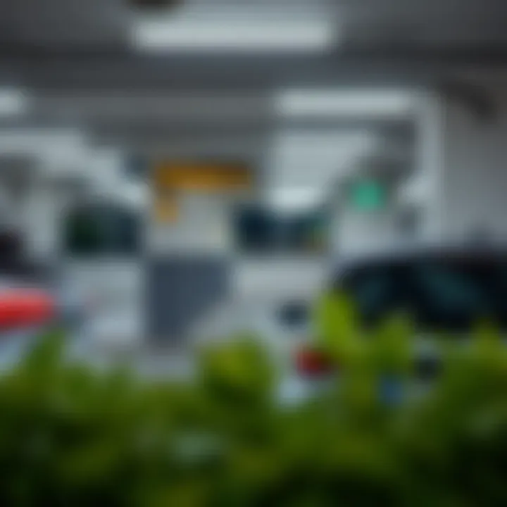 Smart parking technology in use