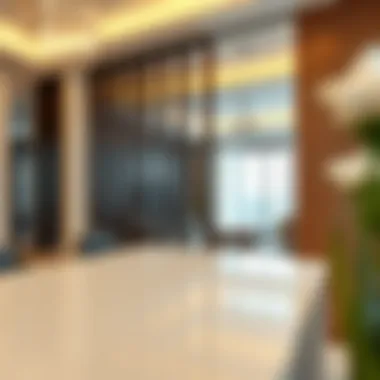 Interior design featuring innovative partition solutions in modern apartments