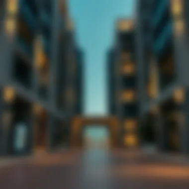 Architectural design of W Residences Dubai building