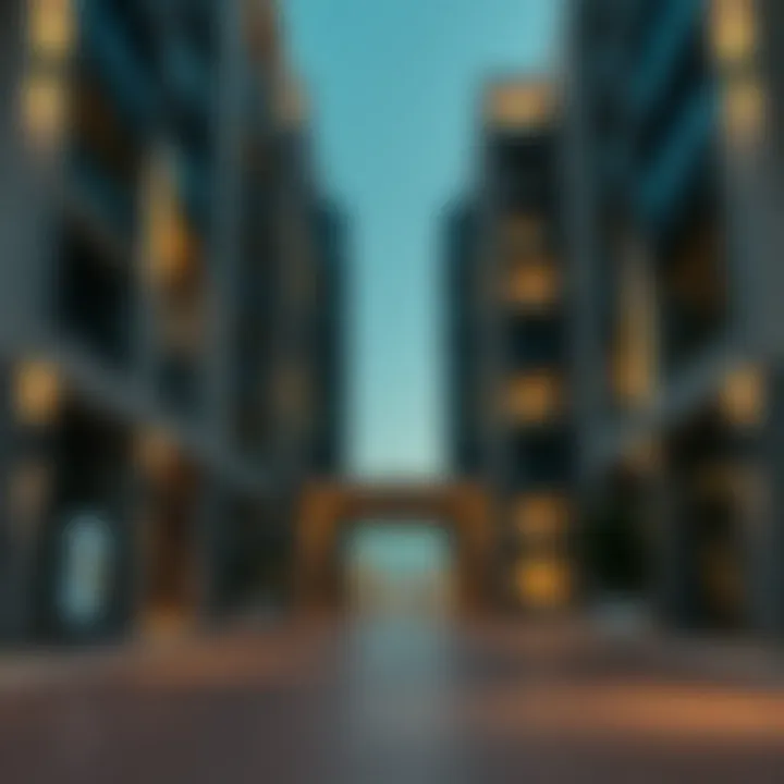 Architectural design of W Residences Dubai building
